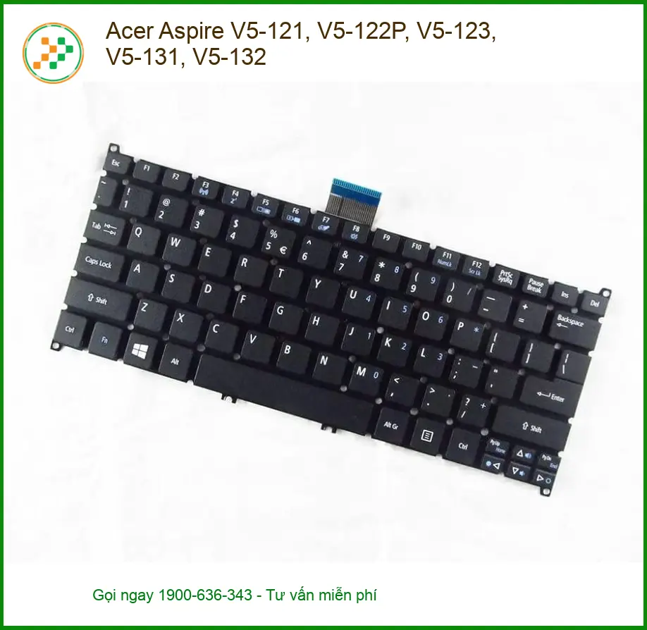 Bàn phím Laptop Acer Aspire V5-121 - Thay Lấy Liền | Trung Tâm Tân Bình Giá Rẻ