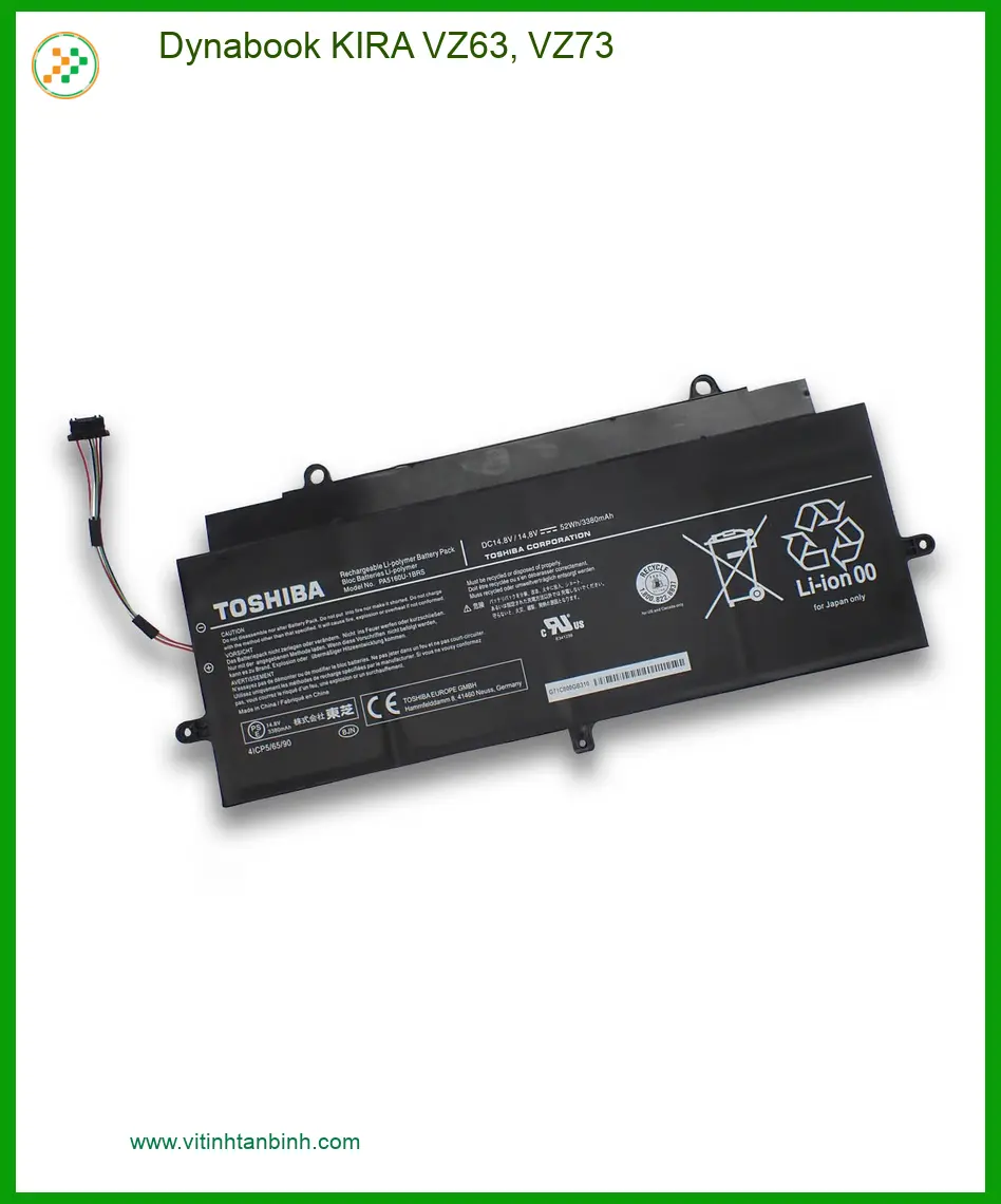 Pin Laptop Dynabook KIRA VZ63, VZ73 - Thay Lấy Ngay | Giá Rẻ Tại Tân Bình