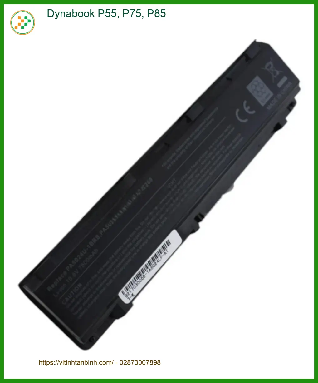 Pin Laptop Dynabook P55, P75, P85 - Thay Pin Nhanh, Giá Rẻ, Có Hàng Tại TPHCM