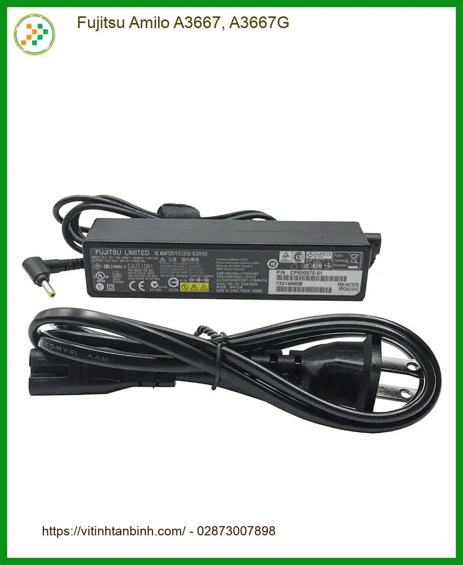 Sạc Laptop Fujitsu Amilo A3667, A3667G - Có Sẵn, Lấy Ngay Tại Shop