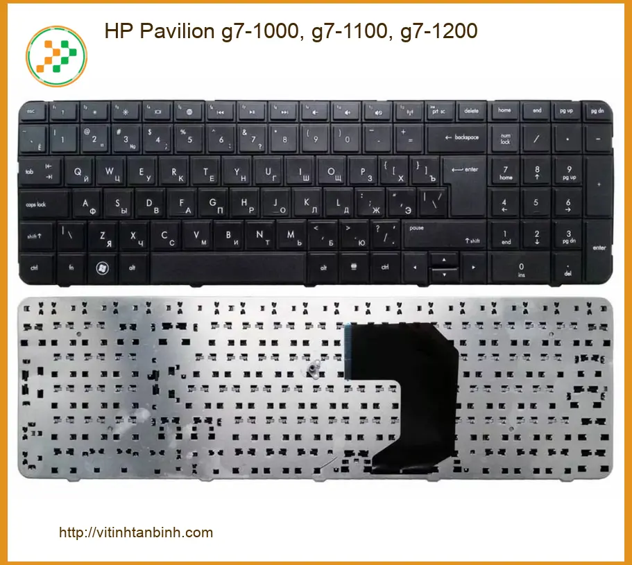 Bàn phím Laptop HP Pavilion g7 - Thay Nhanh Lấy Liền | Giá Rẻ TPHCM