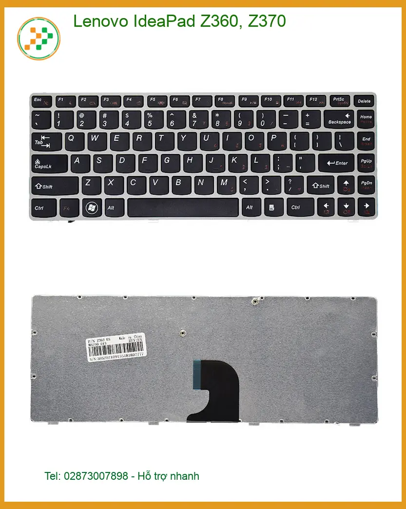 Bàn phím LENOVO IdeaPad Z360, Z370 - Cửa Hàng Thay Nhanh Giá Rẻ Gần Đây