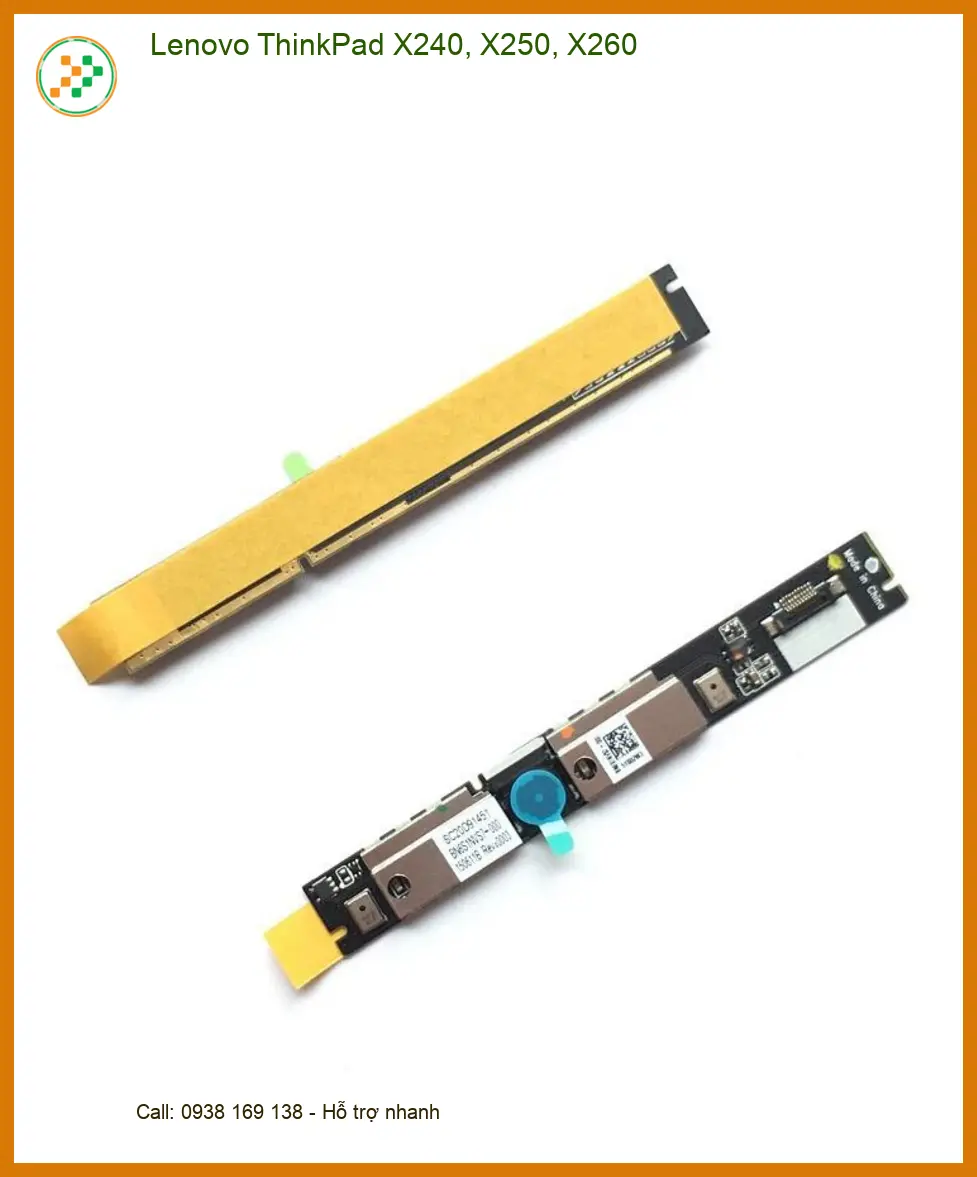 Webcam Laptop Lenovo ThinkPad X240 X250 X260 - Lắp Đặt Nhanh | Giá Rẻ TPHCM