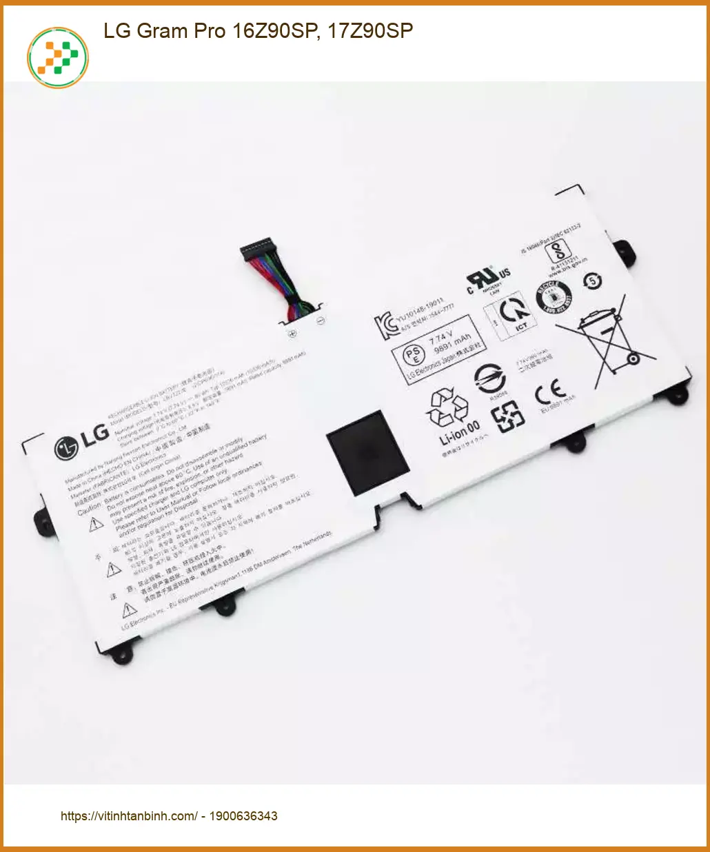 Pin Laptop LG Gram Pro 16Z90SP, 17Z90SP - Thay Nhanh, Giá Tốt, Gần Đây TPHCM