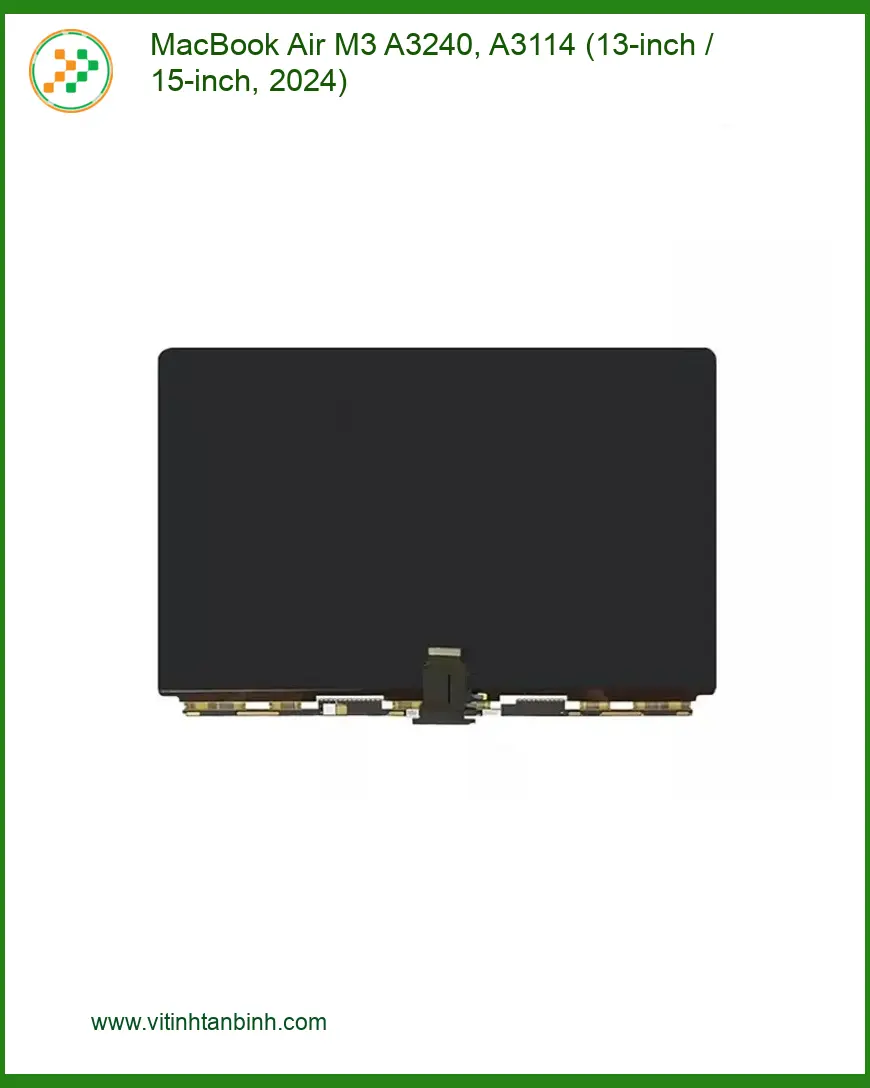 Màn hình Laptop APPLE MacBook Air M3 - Thay Lấy Liền | Giá Rẻ Uy Tín TPHCM