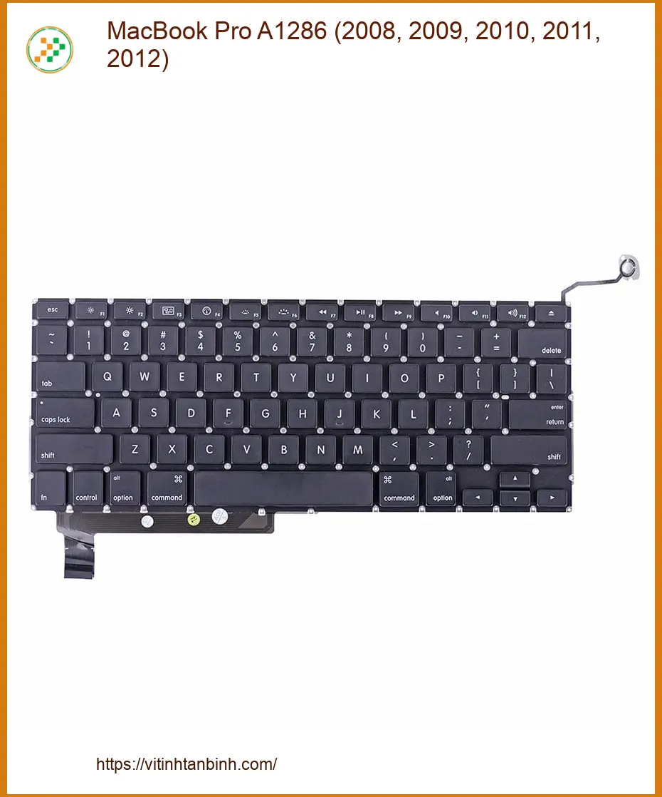 Bàn phím Laptop APPLE MacBook Pro A1286 - Thay Nhanh Tại Cửa Hàng Giá Rẻ