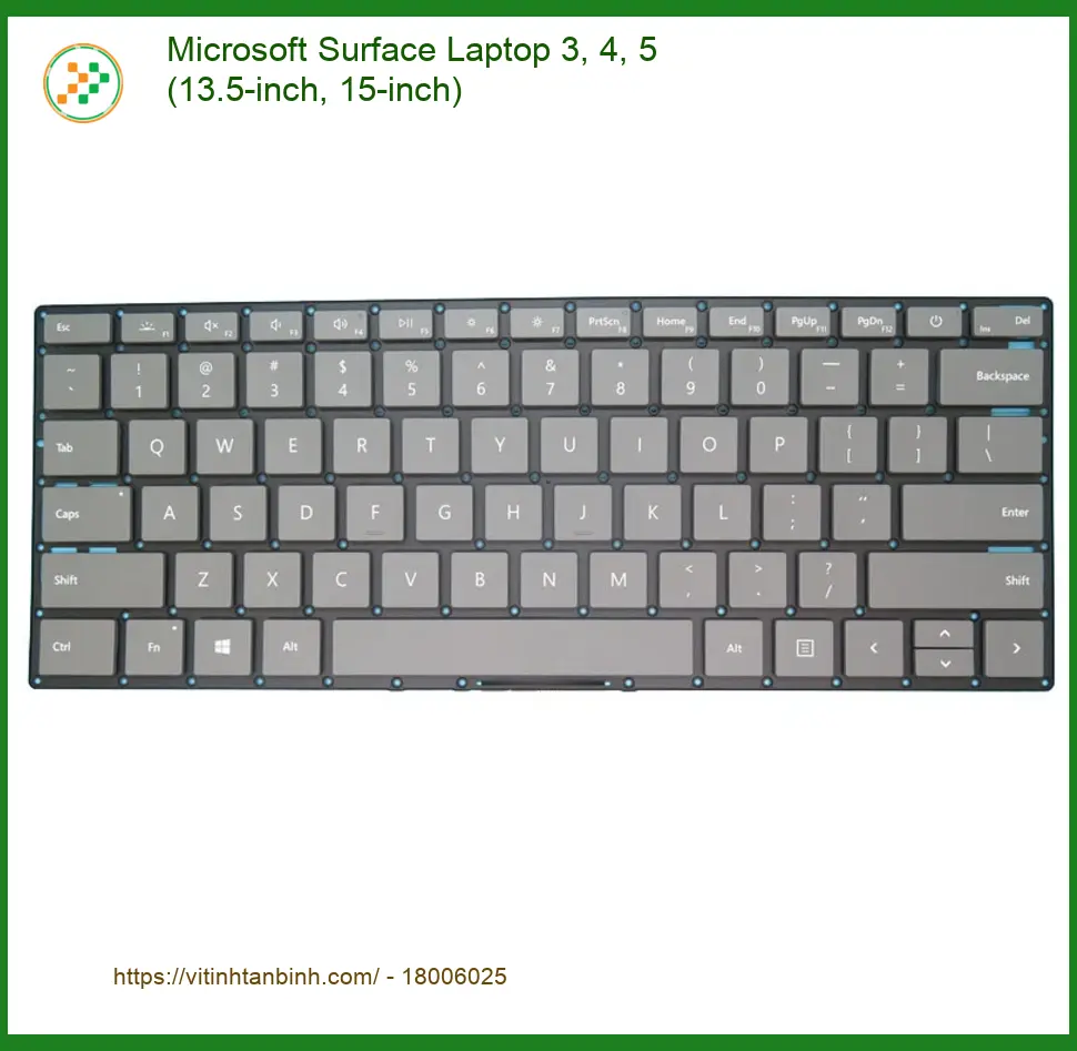 Bàn phím Laptop Microsoft Surface 3 4 5 - Thay Tại Cửa Hàng Giá Rẻ