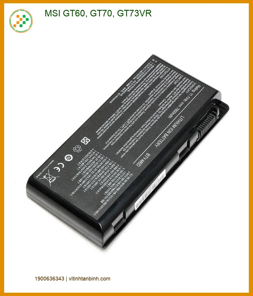 Pin Laptop MSI GT60, GT70, GT73VR - Thay Pin Lấy Liền Giá Rẻ | TPHCM