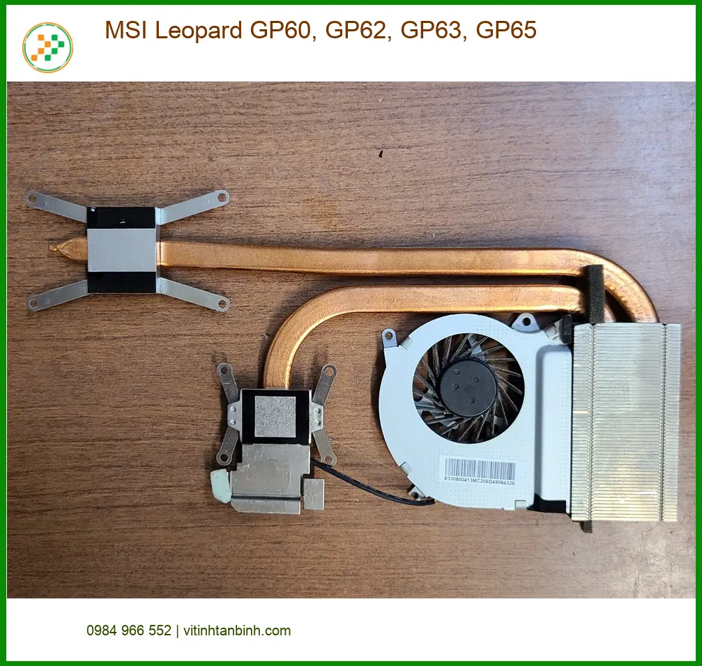 Quạt Laptop MSI GP60 GP62 GP63 GP65 - Thay Lắp Nhanh TPHCM - Giá Rẻ