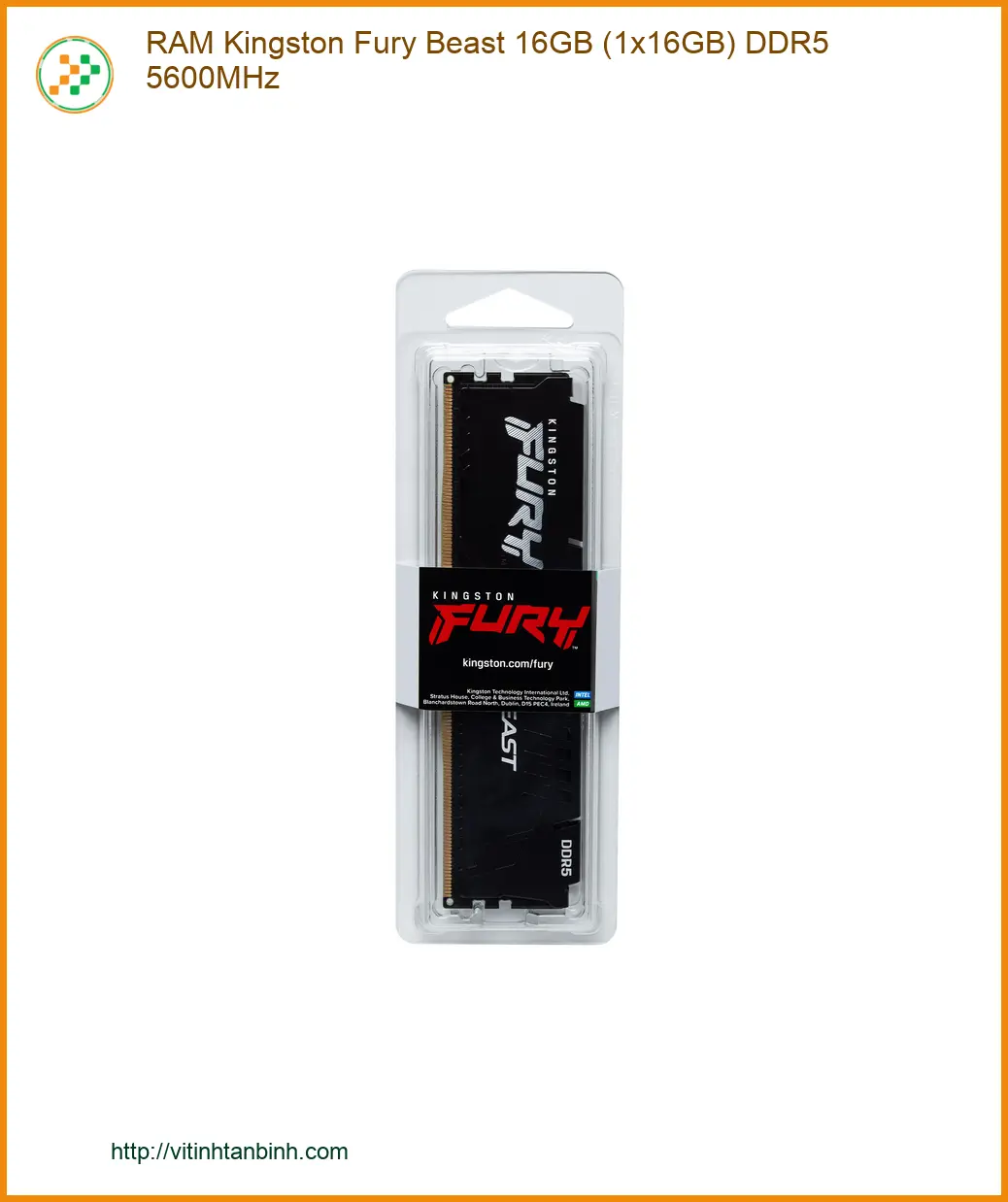 RAM Kingston 16GB DDR5 5600MHz - Nâng Cấp Nhanh Tận Nơi TPHCM