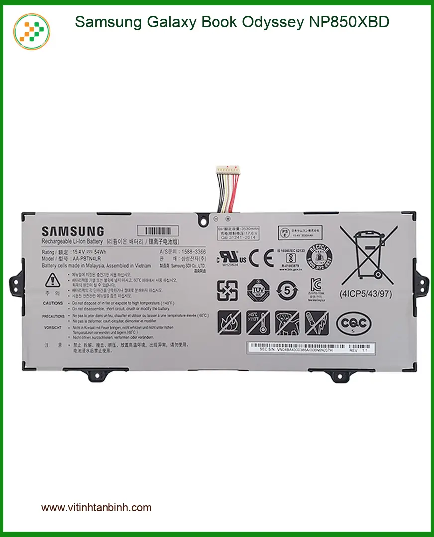 Pin Laptop Samsung Galaxy Book Odyssey - Thay Mới Nhanh Tại Cửa Hàng TPHCM
