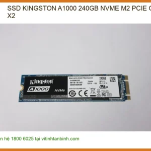 Ổ cứng Laptop SSD Kingston A1000 240GB - Cứu dữ liệu, Nâng cấp nhanh TPHCM