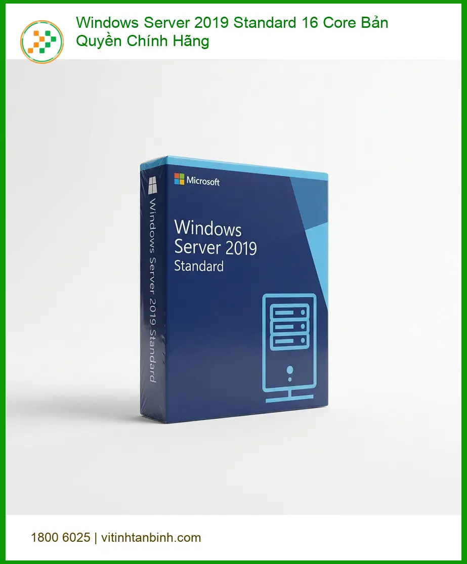 Windows Server 2019 Standard 16 Core Bản Quyền - Giá Rẻ, Giao Nhanh TPHCM