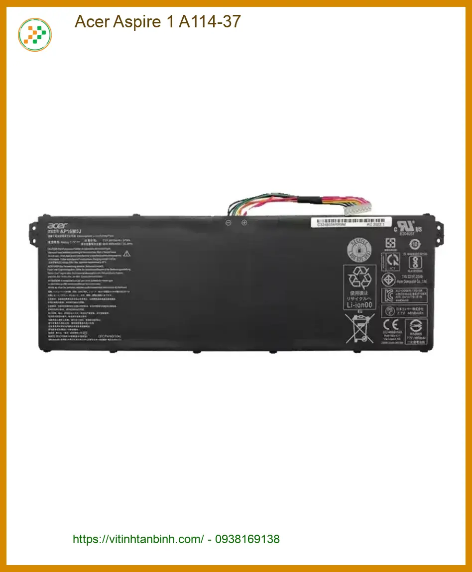 Pin Laptop ACER Aspire 1 A114-37 - Có sẵn, Giá rẻ tại Cửa hàng TPHCM