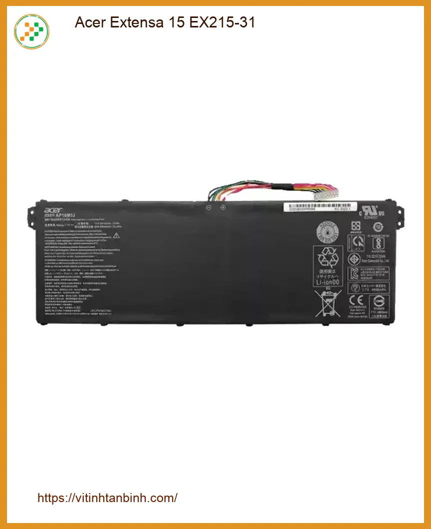 Pin Laptop ACER Acer Extensa 15 EX215-31 - Cửa hàng Uy tín - Chính hãng