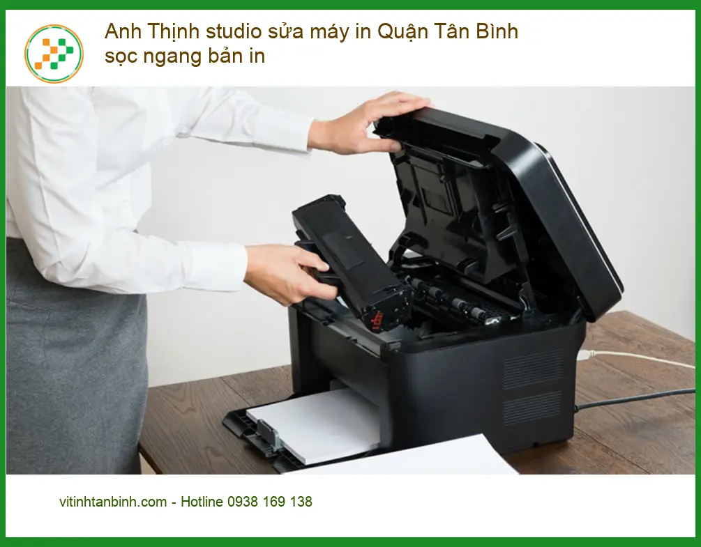 Sửa Máy In Quận Tân Bình sọc ngang bản tận nơi - Xử lý gấp