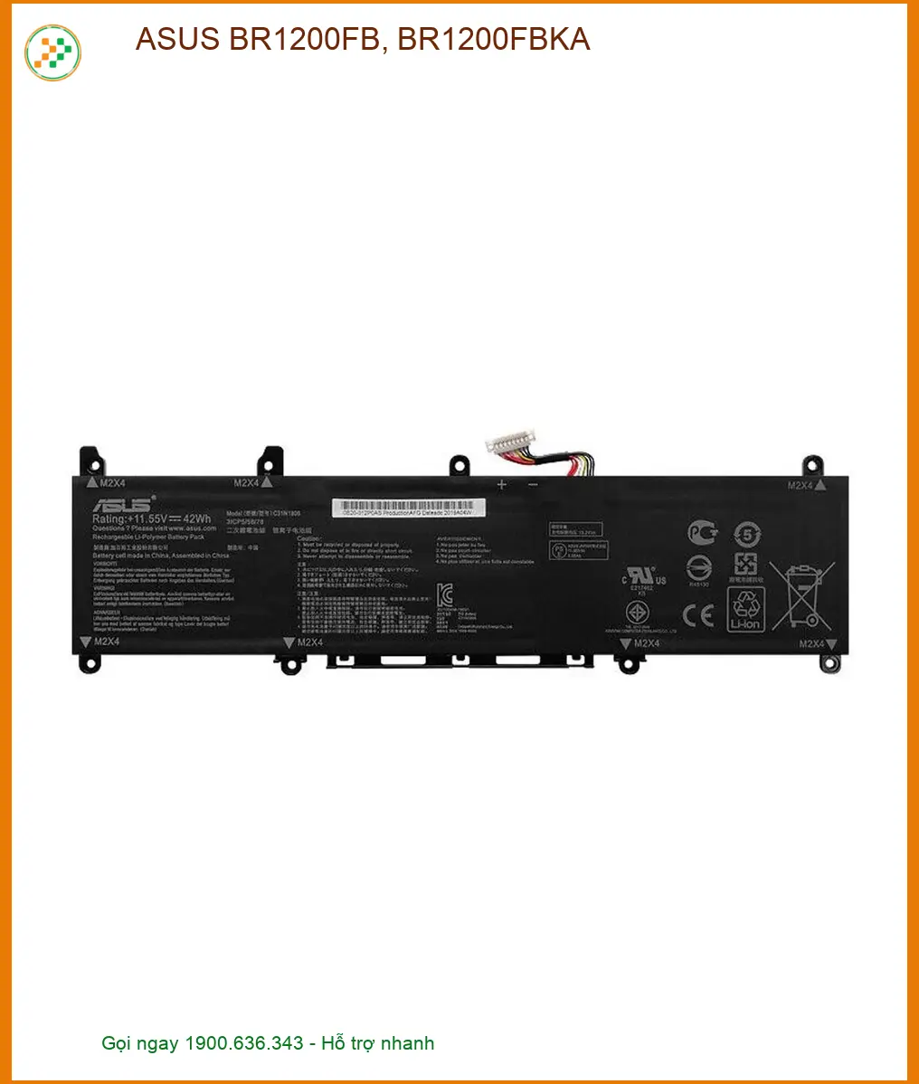 Pin Laptop ASUS BR1200FB BR1200FBKA - Chính hãng Sẵn kho TPHCM, Lấy ngay Giá rẻ