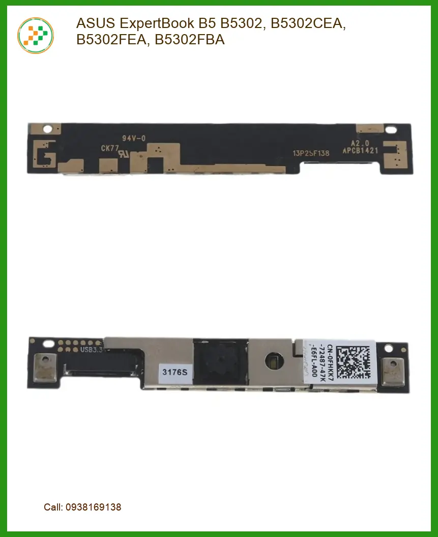 Webcam Laptop ASUS ExpertBook B5 B5302 - Cửa hàng Uy tín Có sẵn Lấy ngay