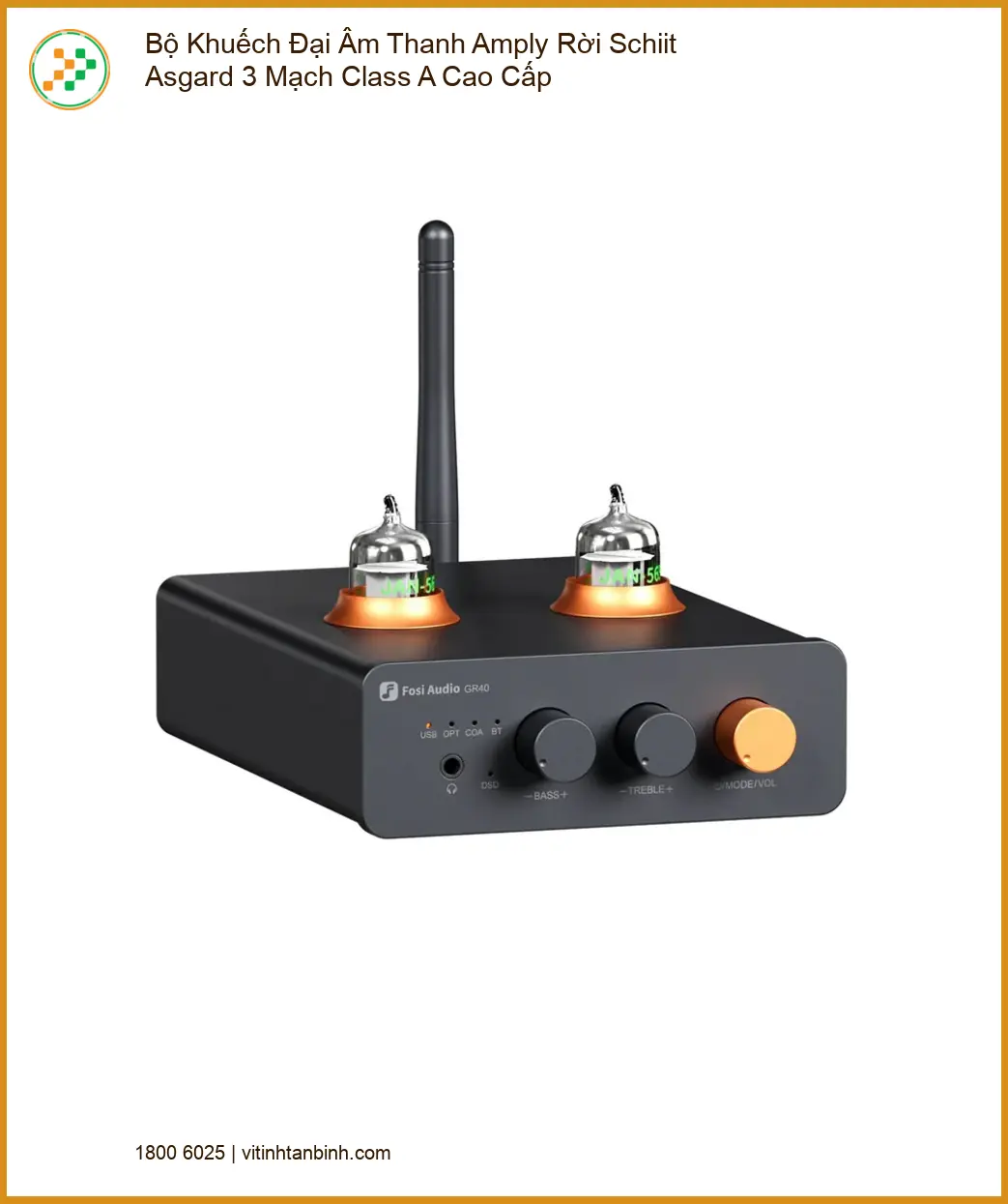 Bộ Khuếch Đại Âm Thanh Schiit Asgard 3 Class A Cao Cấp - Sẵn hàng TPHCM, Lấy ngay