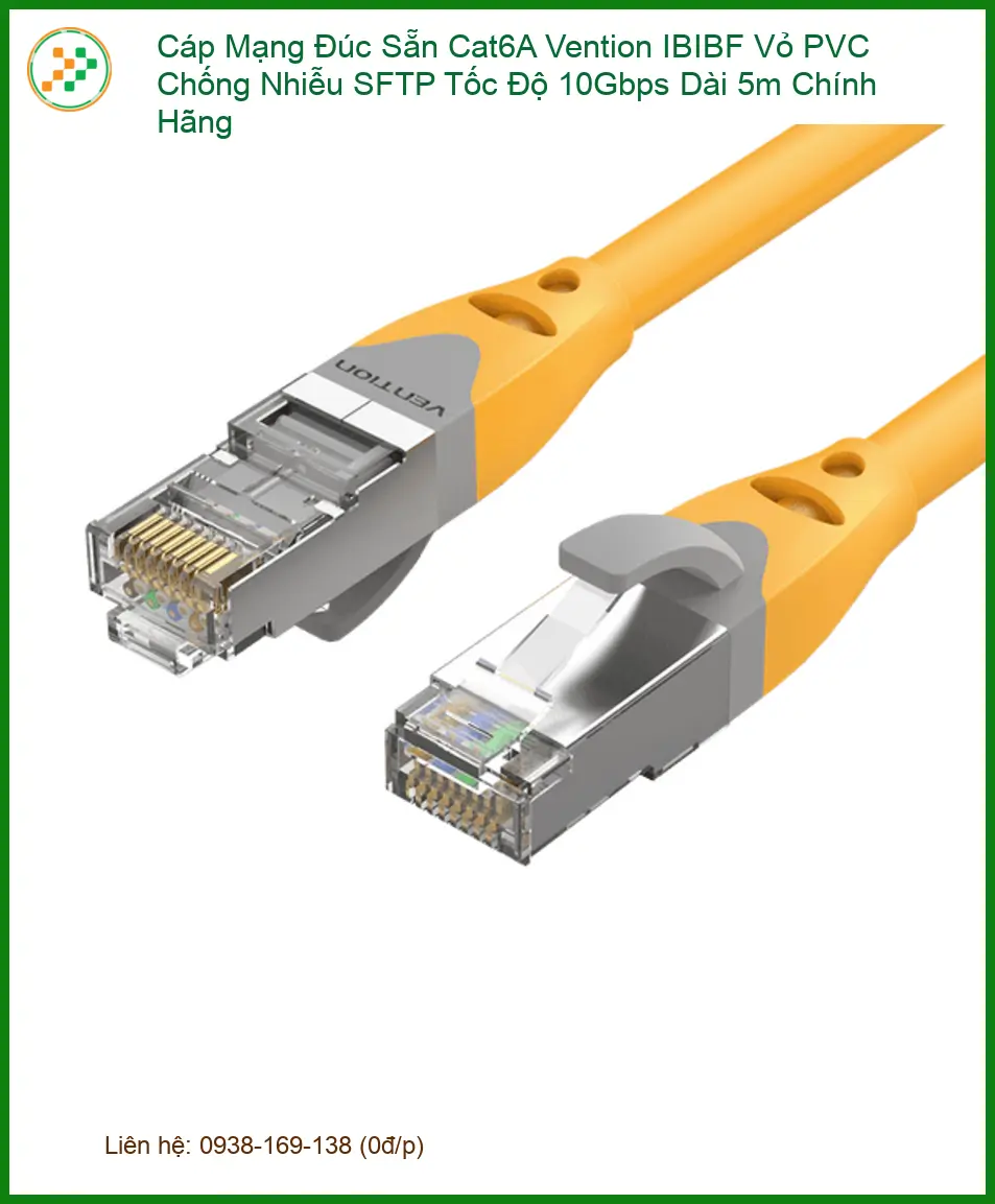 Cáp Mạng Cat6A Vention 10Gbps 5m - Cửa hàng TPHCM Lấy ngay