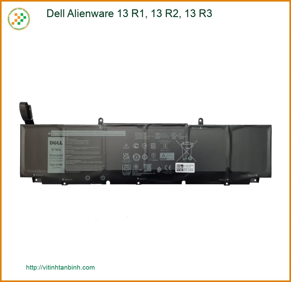 Pin Laptop Dell Alienware 13 R1 R2 R3 | Sẵn hàng TPHCM Giá rẻ