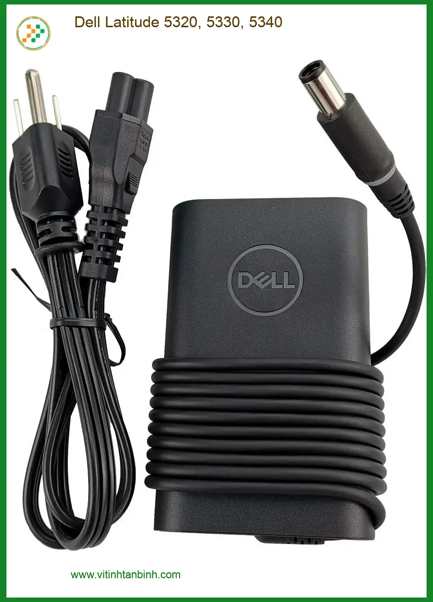 Sạc Laptop DELL Dell Latitude 5320, 5330, 5340 - Chính hãng Giá rẻ Lấy liền