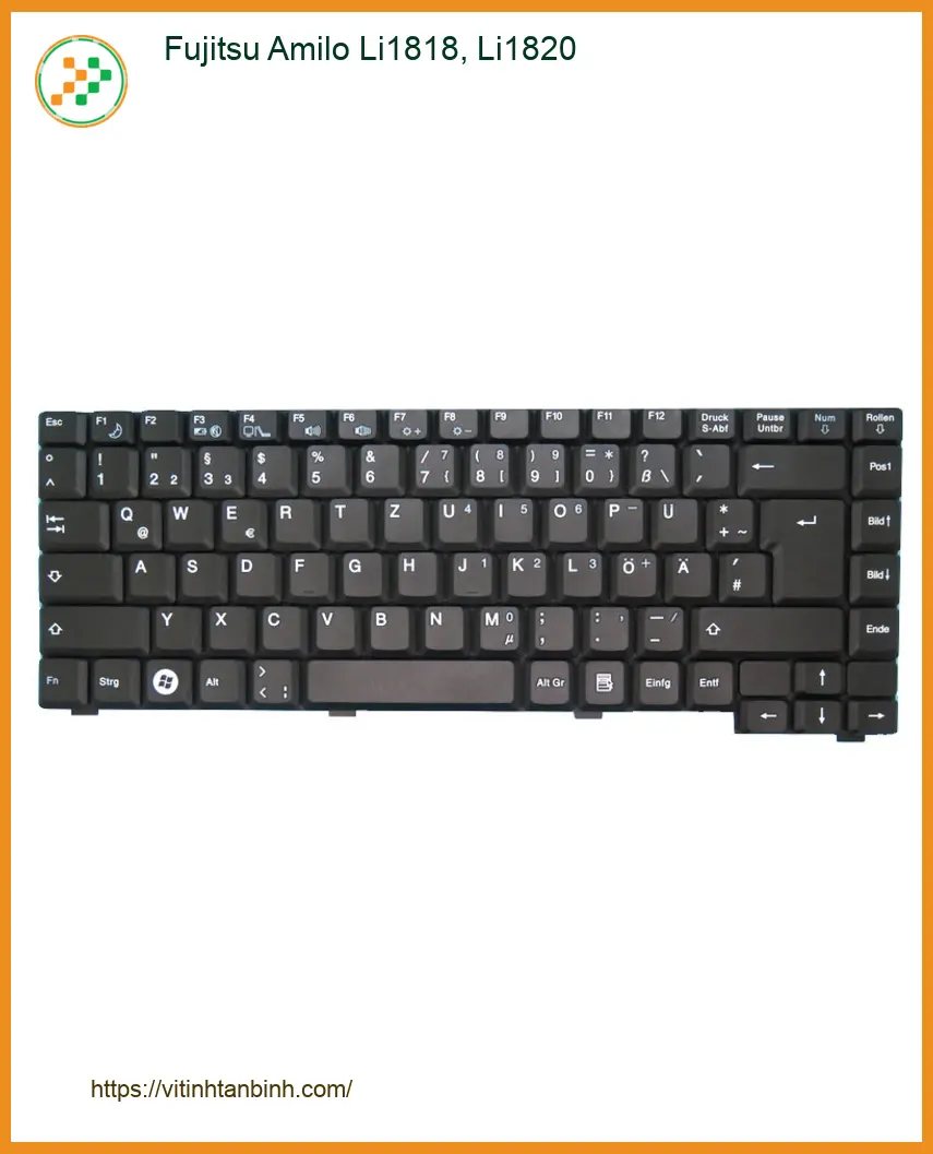 Bàn phím Laptop Fujitsu Amilo Li1818, Li1820 - Sẵn hàng Lấy ngay TPHCM