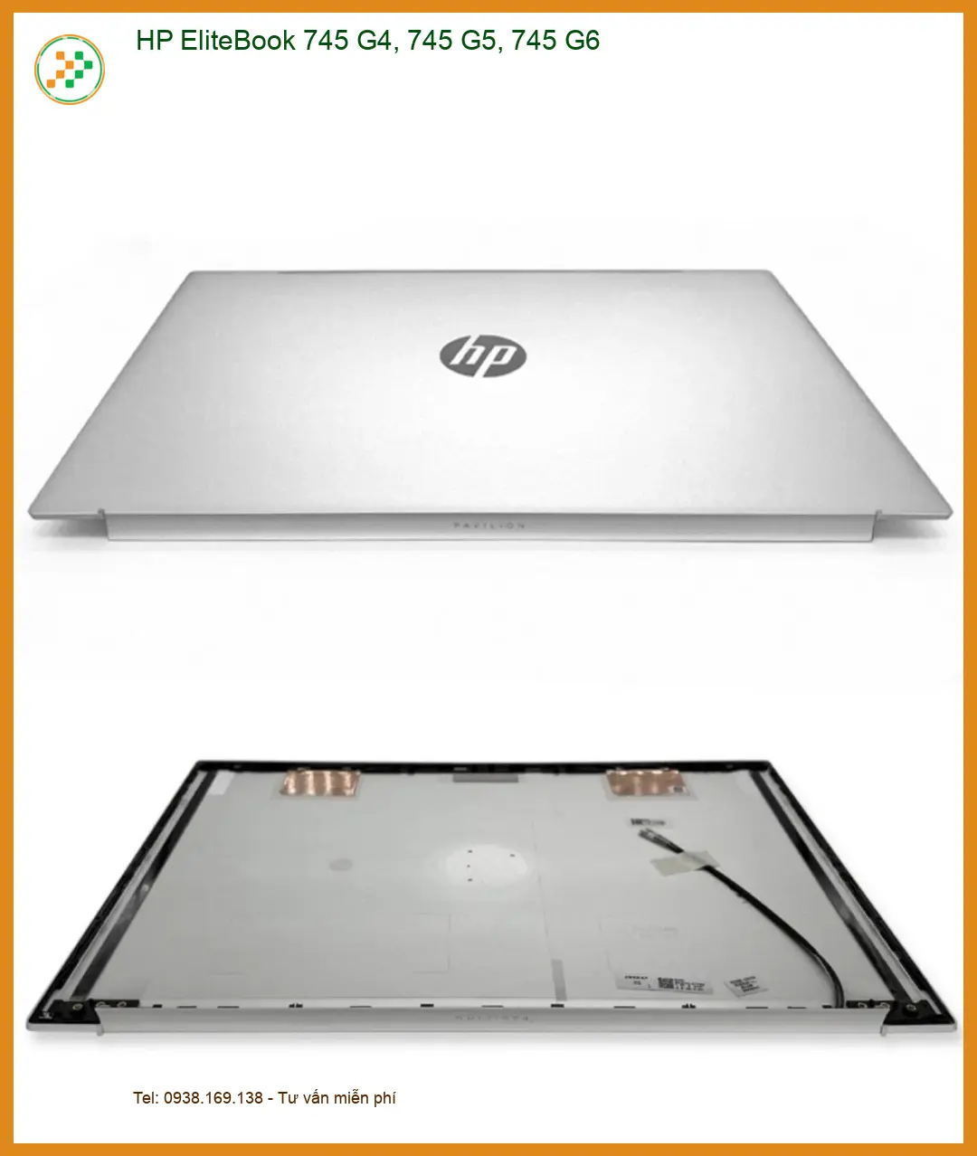 Vỏ Laptop HP EliteBook 745 G4, G5, G6 - Kho linh kiện chính hãng, lấy ngay