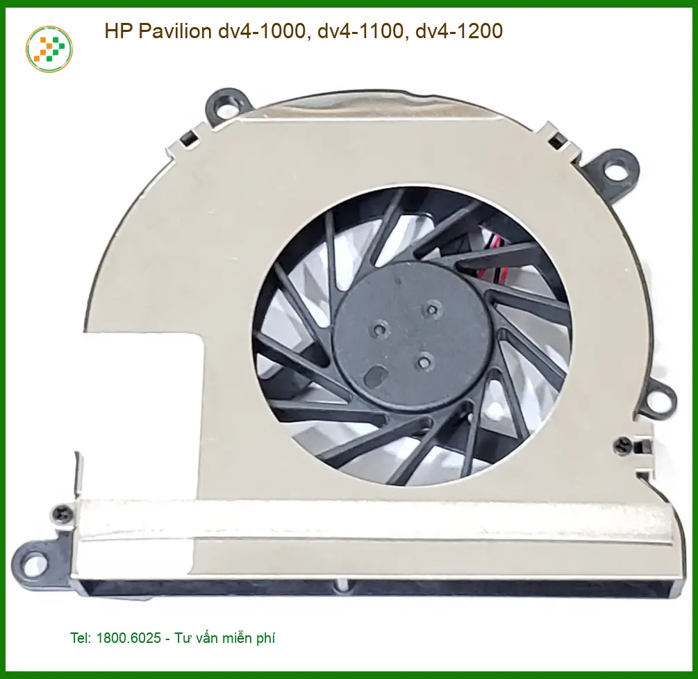 Quạt Laptop HP Pavilion dv4-1000 1100 1200 - Kho Linh kiện Chính hãng TPHCM