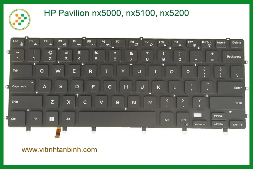 Bàn phím HP nx5000 nx5100 nx5200 - Cửa hàng Laptop Sẵn hàng Lấy ngay TPHCM