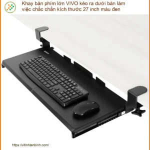 Giá Đỡ Kệ Khay bàn phím VIVO 27 inch màu đen - Sẵn hàng TPHCM Lấy ngay