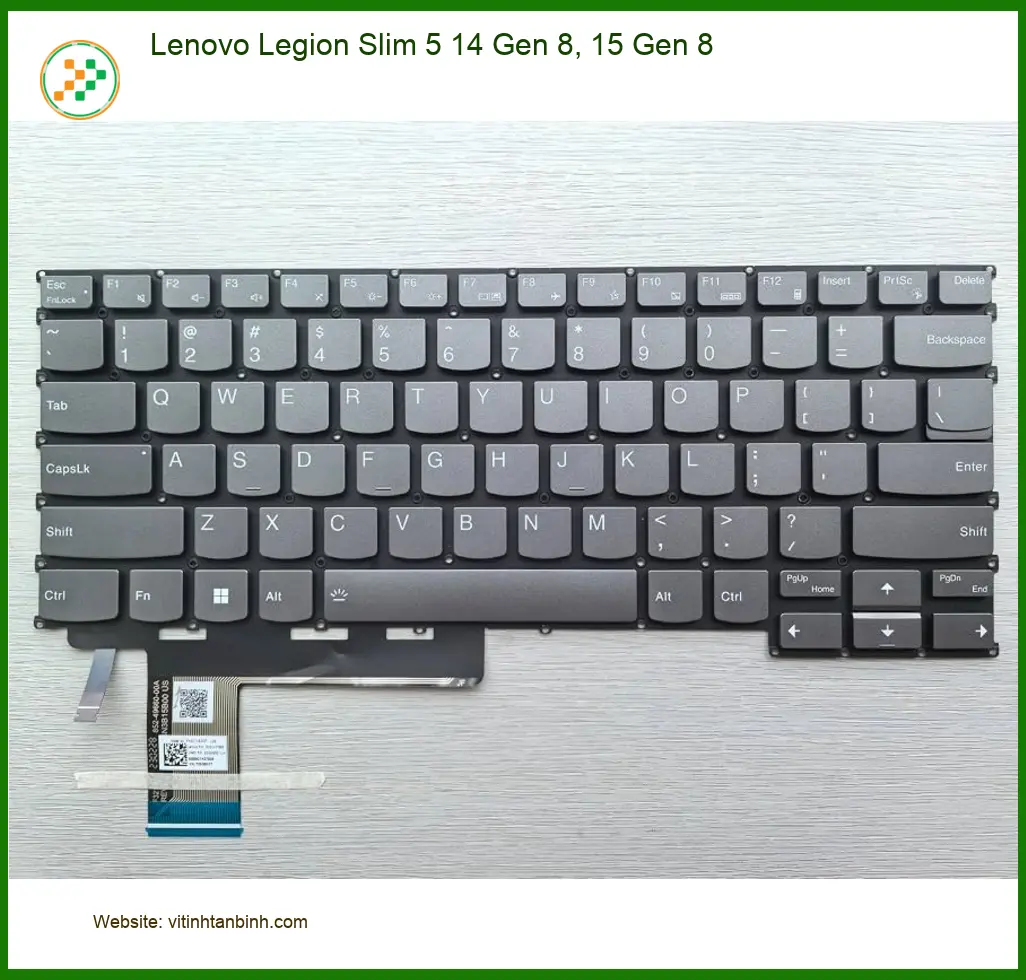 Bàn phím Laptop LENOVO Legion Slim 5 14 Gen 8, 15 - Kho linh kiện Sẵn hàng TPHCM