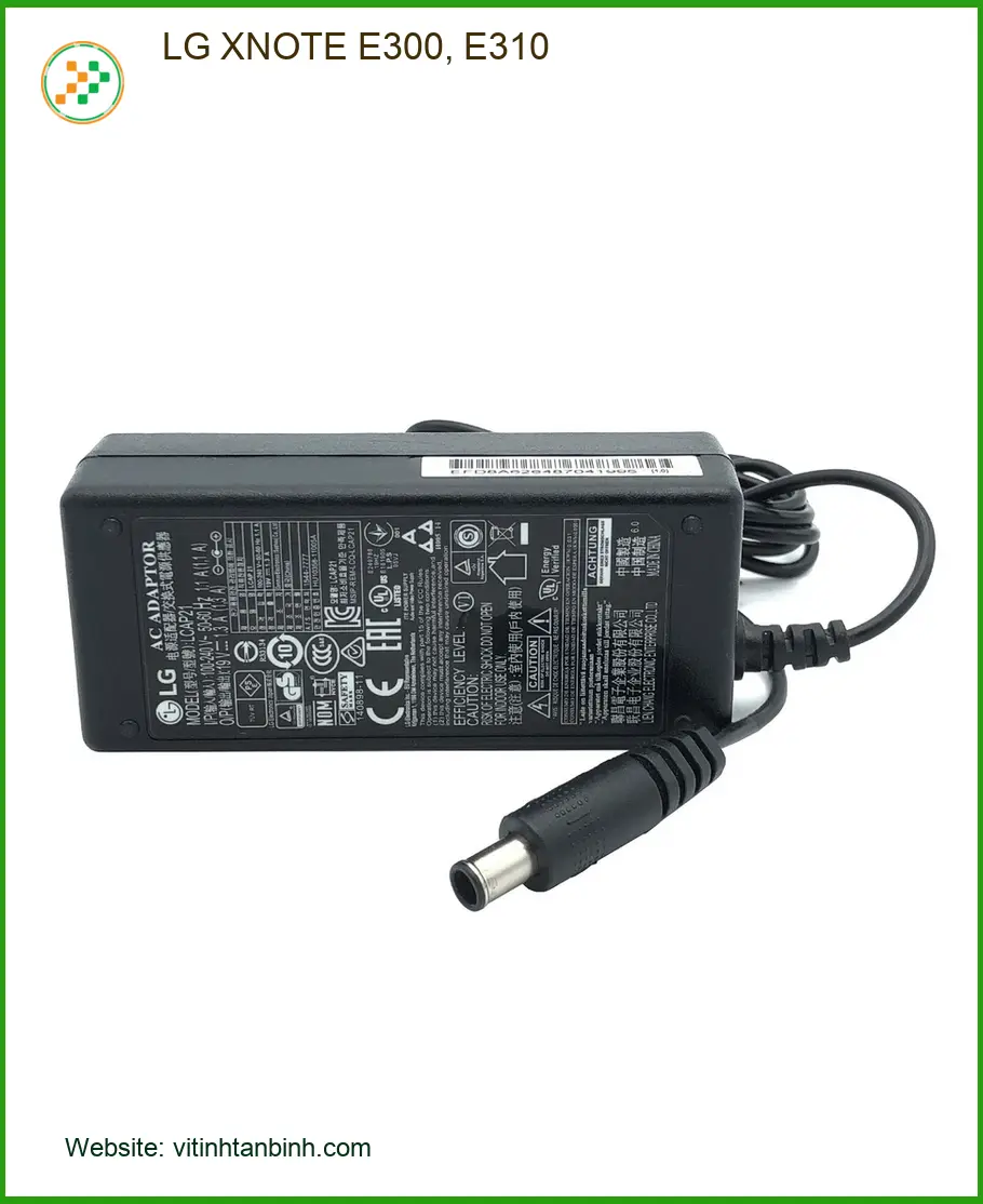 Sạc Laptop LG XNOTE E300 E310 - Chính hãng, Có sẵn, Lấy liền tại TPHCM