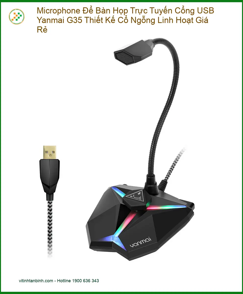 Microphone Để Bàn Yanmai G35 USB - Kho linh kiện Chính hãng | Lấy ngay