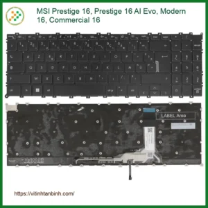 Bàn phím Laptop MSI Prestige 16 | Modern Commercial - Sẵn kho Lấy ngay Giá tốt