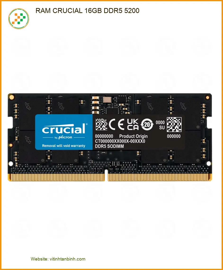 Ram CRUCIAL 16GB DDR5 5200 - Kho linh kiện Lấy ngay Giá rẻ