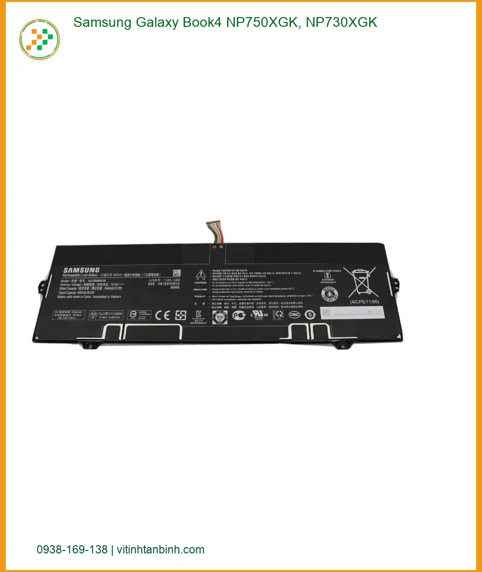 Pin Laptop Samsung Galaxy Book4 NP750XGK, NP730XGK - Có sẵn Lấy ngay