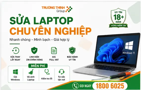 Sửa laptop chuyên nghiệp - Vi Tính Tân Bình