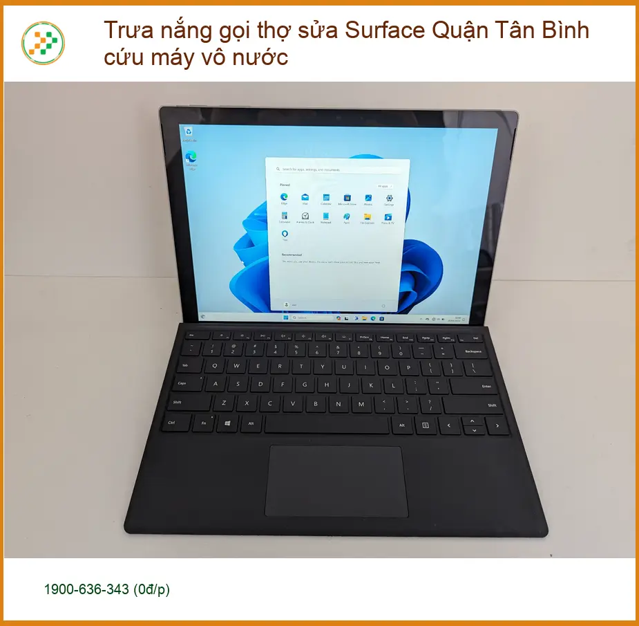 Sửa Surface Quận Tân Bình cứu máy vô nước - Dịch vụ thợ nhanh 24/7