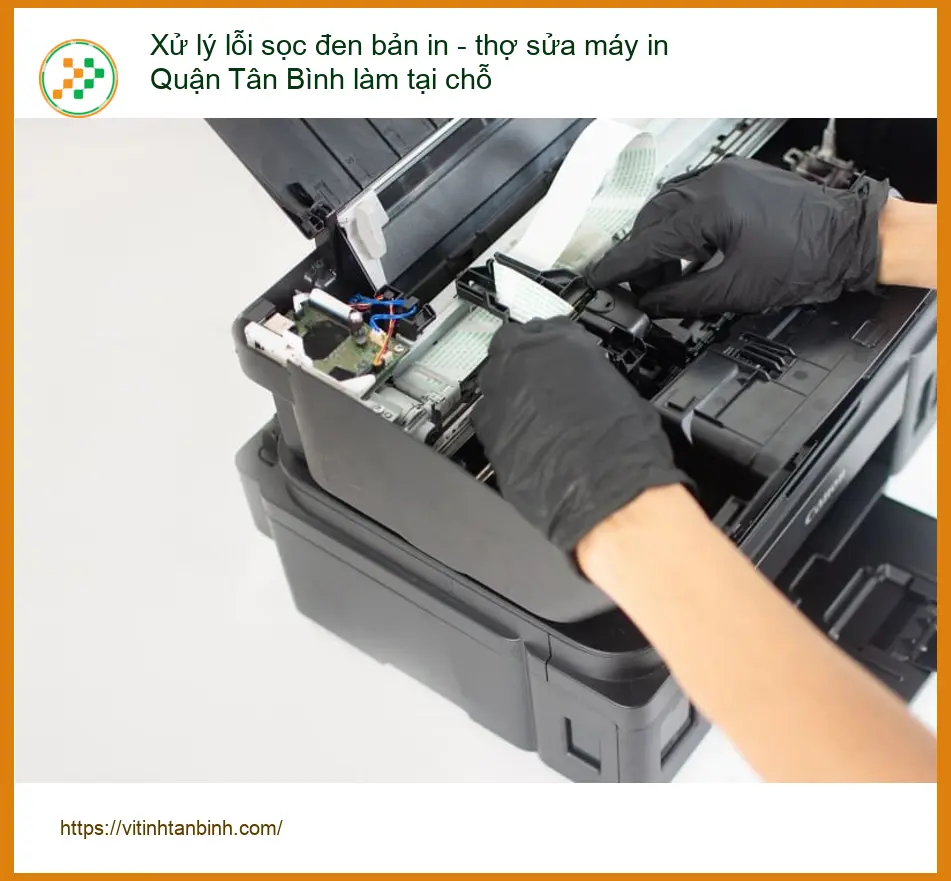 Sửa Máy In Xử lý lỗi sọc đen bản in - Thợ Quận Tân Bình xử lý gấp