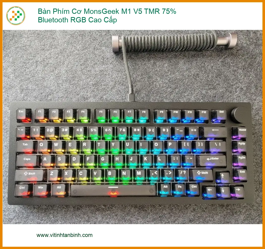 Bàn phím cơ MonsGeek M1 V5 TMR 75% RGB - Cửa hàng TPHCM sẵn hàng