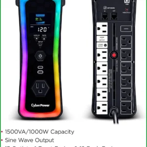 UPS CyberPower GX150C2-E Gaming 1500VA RGB - Sẵn hàng Lấy ngay TPHCM
