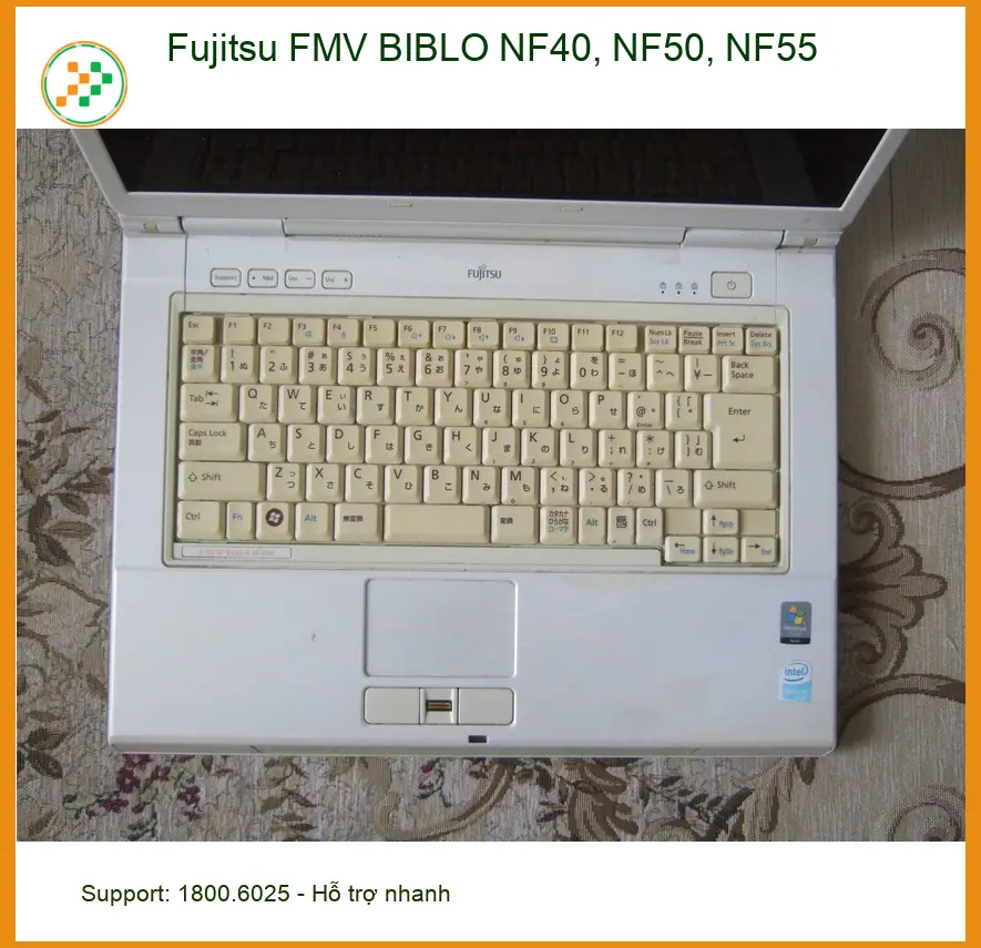 Bàn phím Laptop Fujitsu FMV BIBLO NF40, NF50, NF55 - Chính hãng, có sẵn TPHCM
