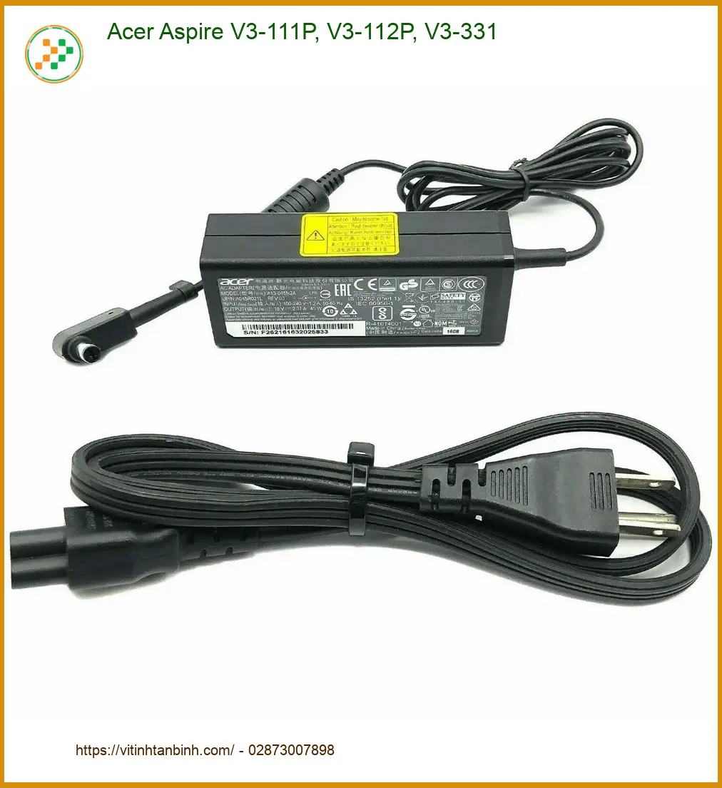 Sạc Laptop Acer Aspire V3-111P V3-112P V3-331 | Có sẵn - Lấy liền - Giá rẻ TPHCM
