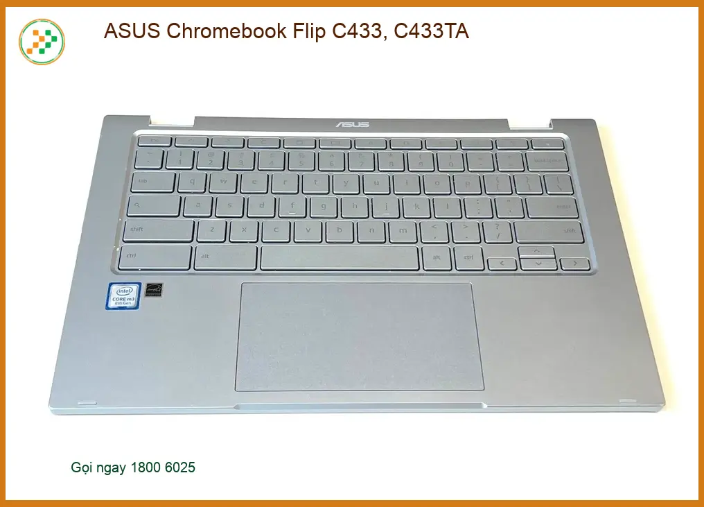 Bàn phím Laptop ASUS Chromebook Flip C433 C433TA - Sẵn hàng Kho linh kiện TPHCM