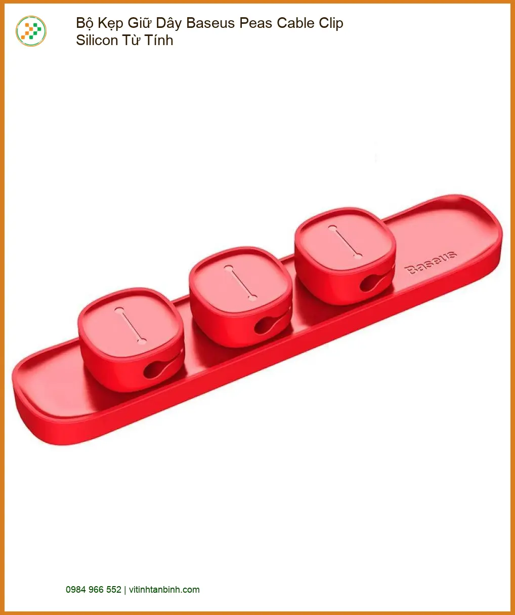 Kẹp Dây Cáp Baseus Silicon Từ Tính - Lấy ngay Giá rẻ TPHCM Chính hãng