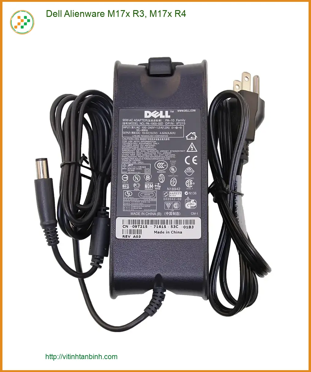Sạc Laptop DELL Alienware R3 R4 - Kho linh kiện Lấy ngay TPHCM