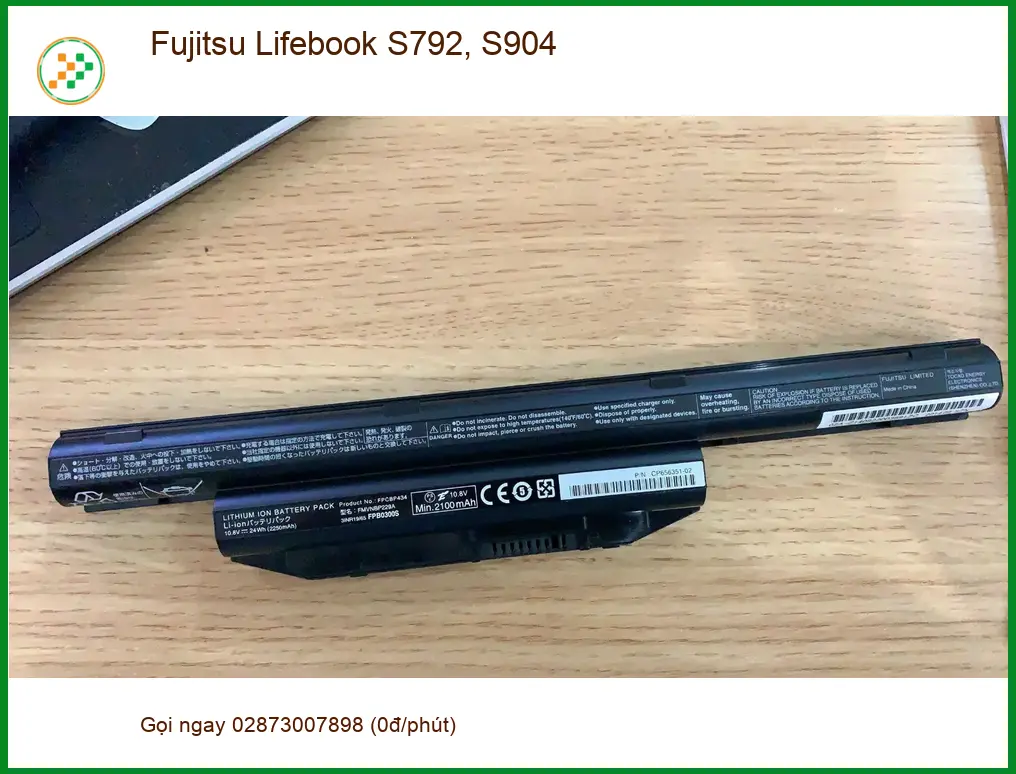 Pin Laptop Fujitsu Lifebook S792, S904 - Có sẵn, lấy ngay TPHCM