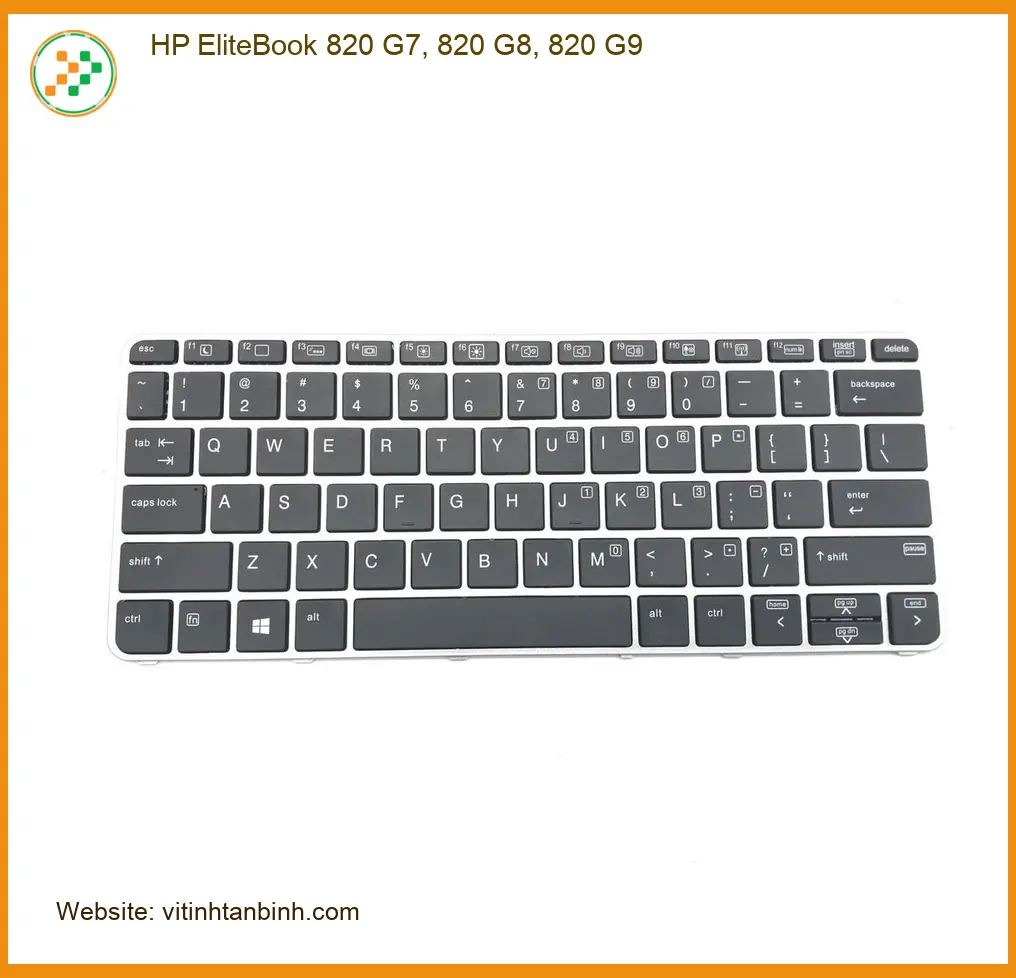Bàn phím Laptop HP EliteBook 820 G7, G8, G9 - Sẵn hàng Lấy ngay TPHCM