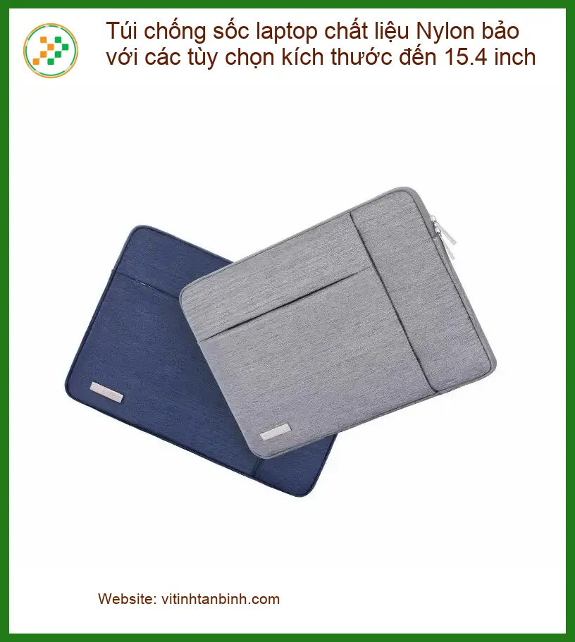 Túi Chống Sốc Laptop 15.4 inch Nylon - Sẵn hàng Lấy ngay TPHCM